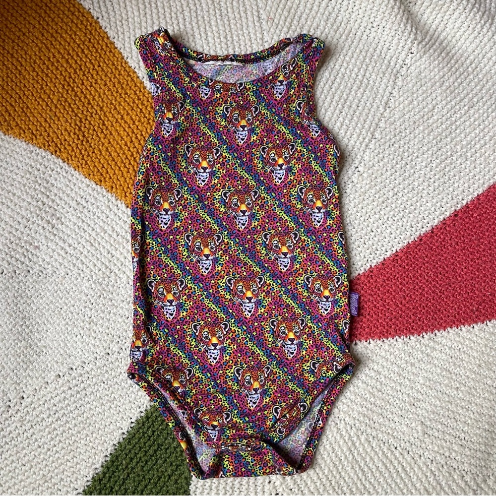 Posh Peanut Lisa Frank In Hunter razorback bodysuit Size 2T